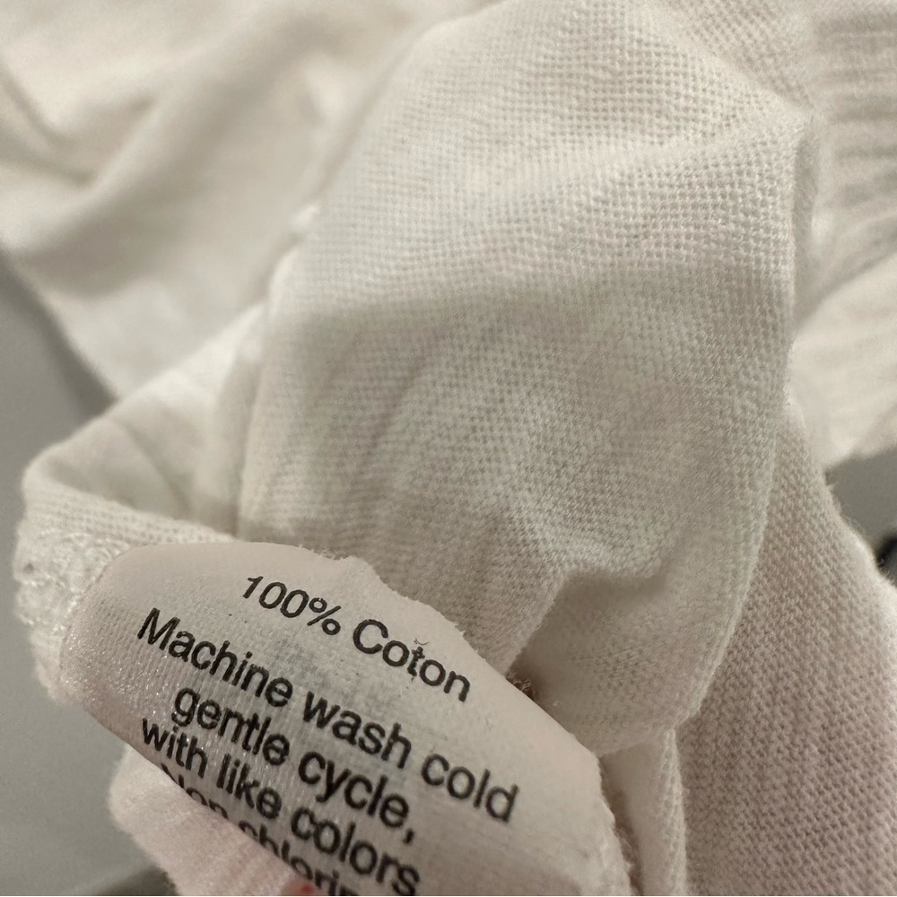 Madewell White Short Sleeve T-Shirt Size Medium - Picture 5 of 5
